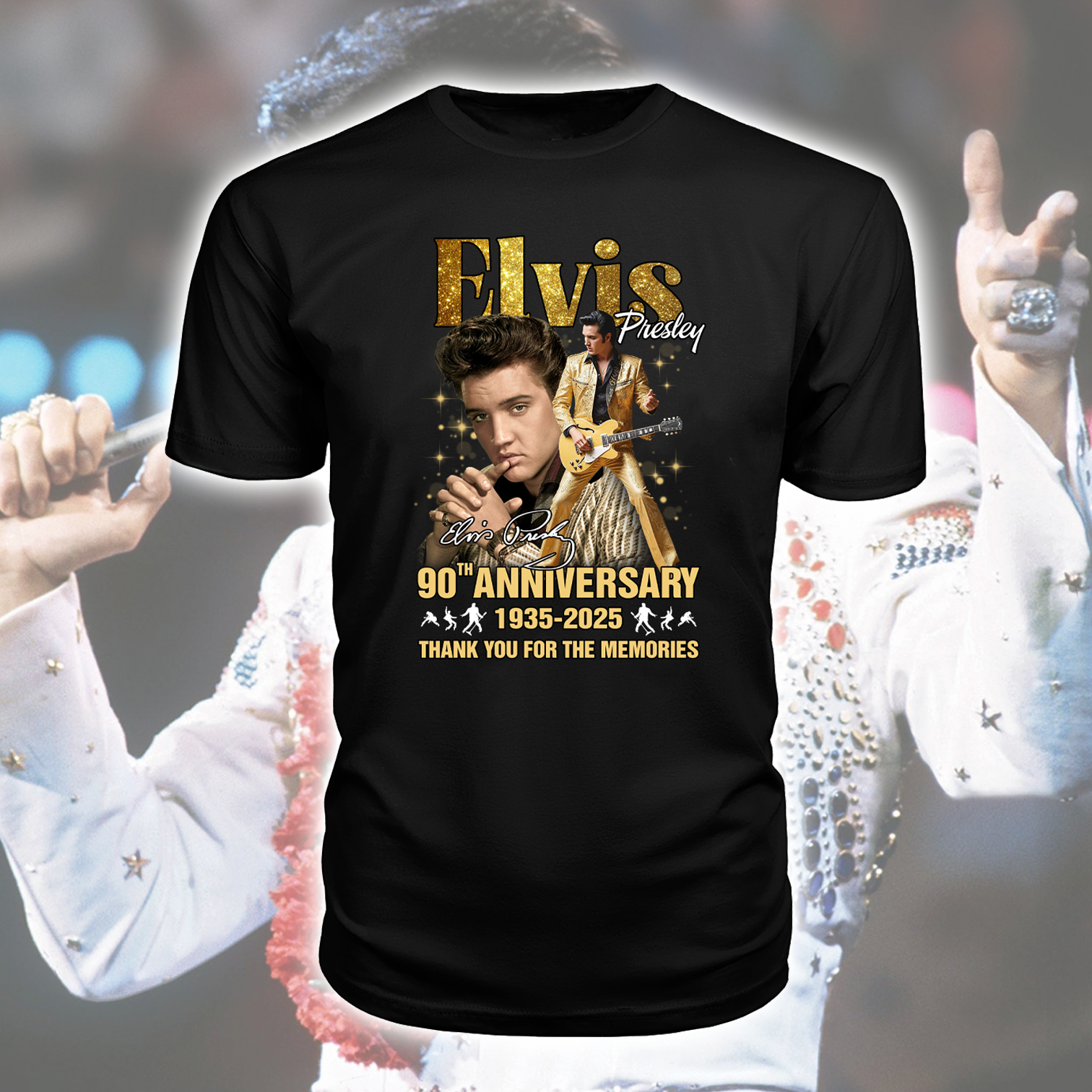 Limited Edition Elvis Presley 2D T-Shirt