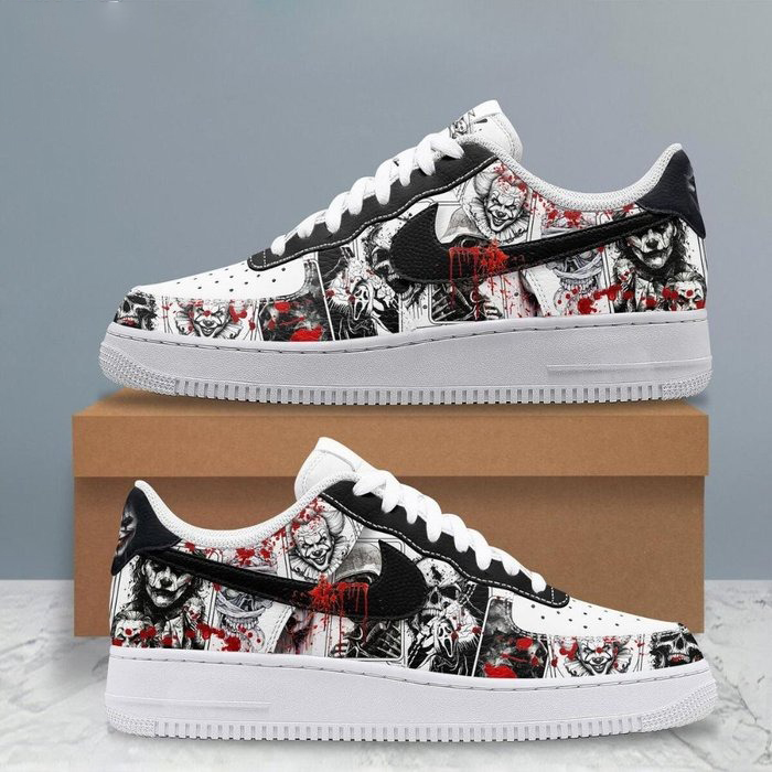 Horror Movies Club In Halloween Air Force 1 Shoes