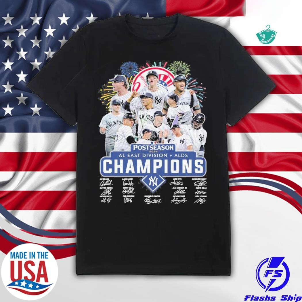 New York Yankees Postseason AL East Division Champions 2024 Shirt