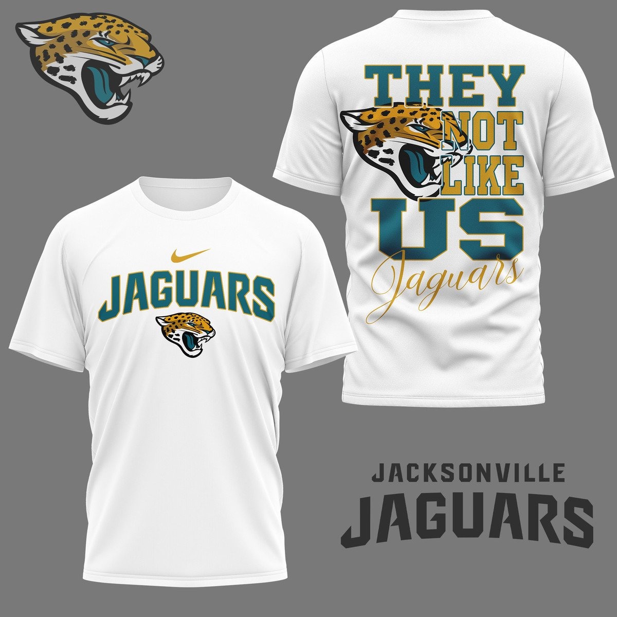 Premium Jacksonville Jaguars 3d Shirt